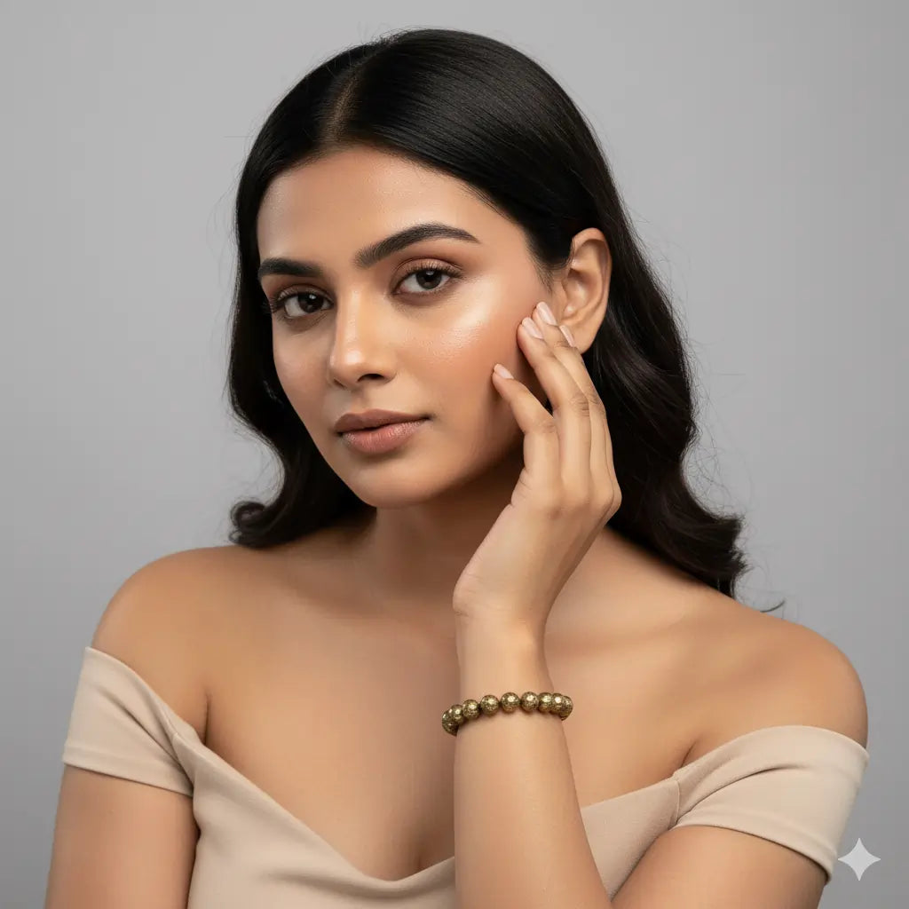 Premium Pyrite Bracelet – Confidence & Energy