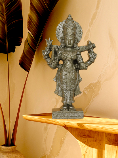 Natural Pyrite Dust Lakshmi Ji Idol