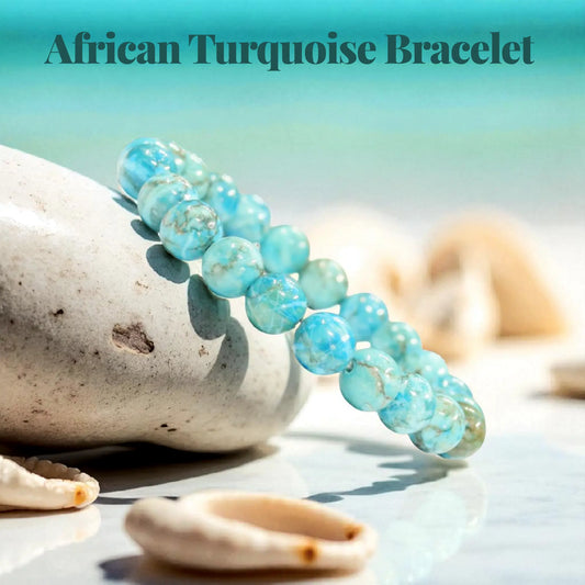 African Turquoise Bracelet for Inner Balance