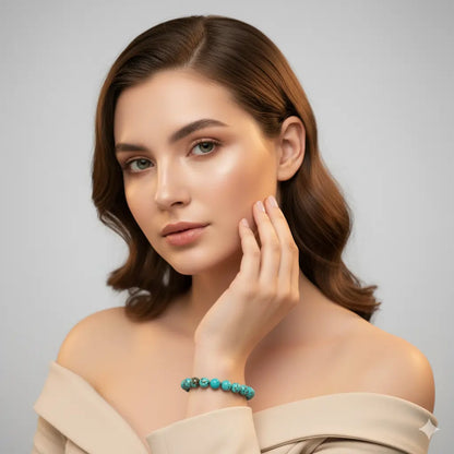 African Turquoise Bracelet for Inner Balance