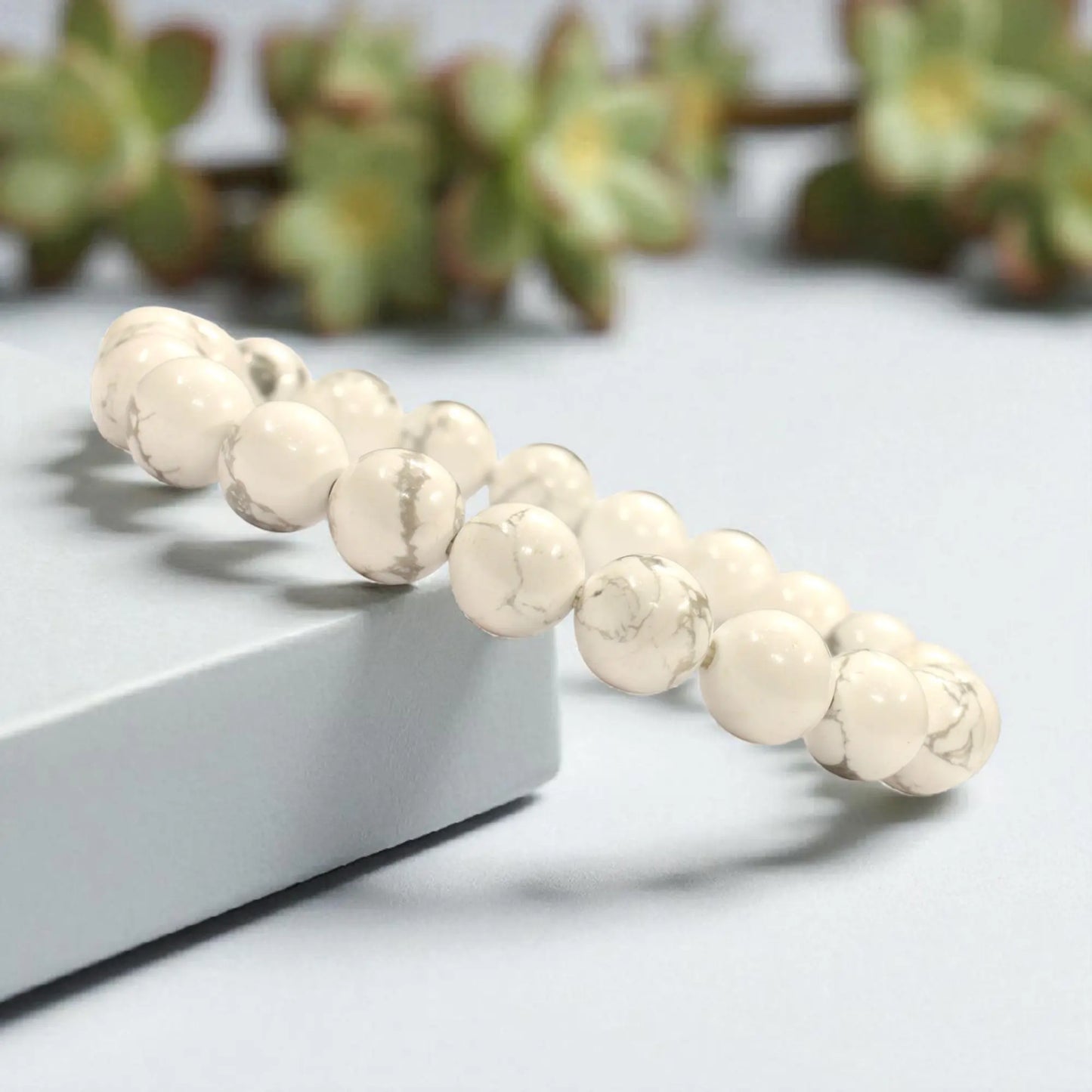 Howlite Stress Relief Bracelet