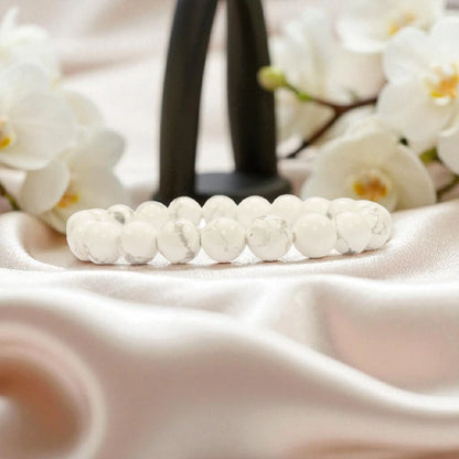 Howlite Stress Relief Bracelet