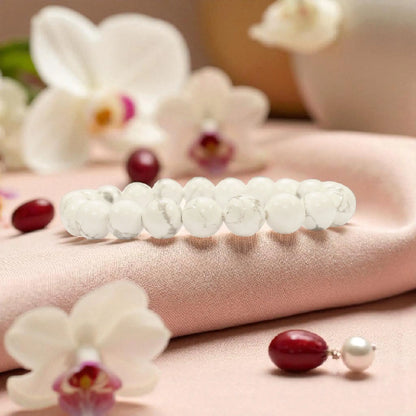 Howlite Stress Relief Bracelet