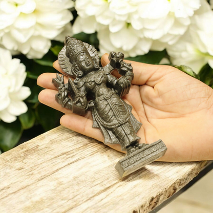 Natural Pyrite Dust Lakshmi Ji Idol