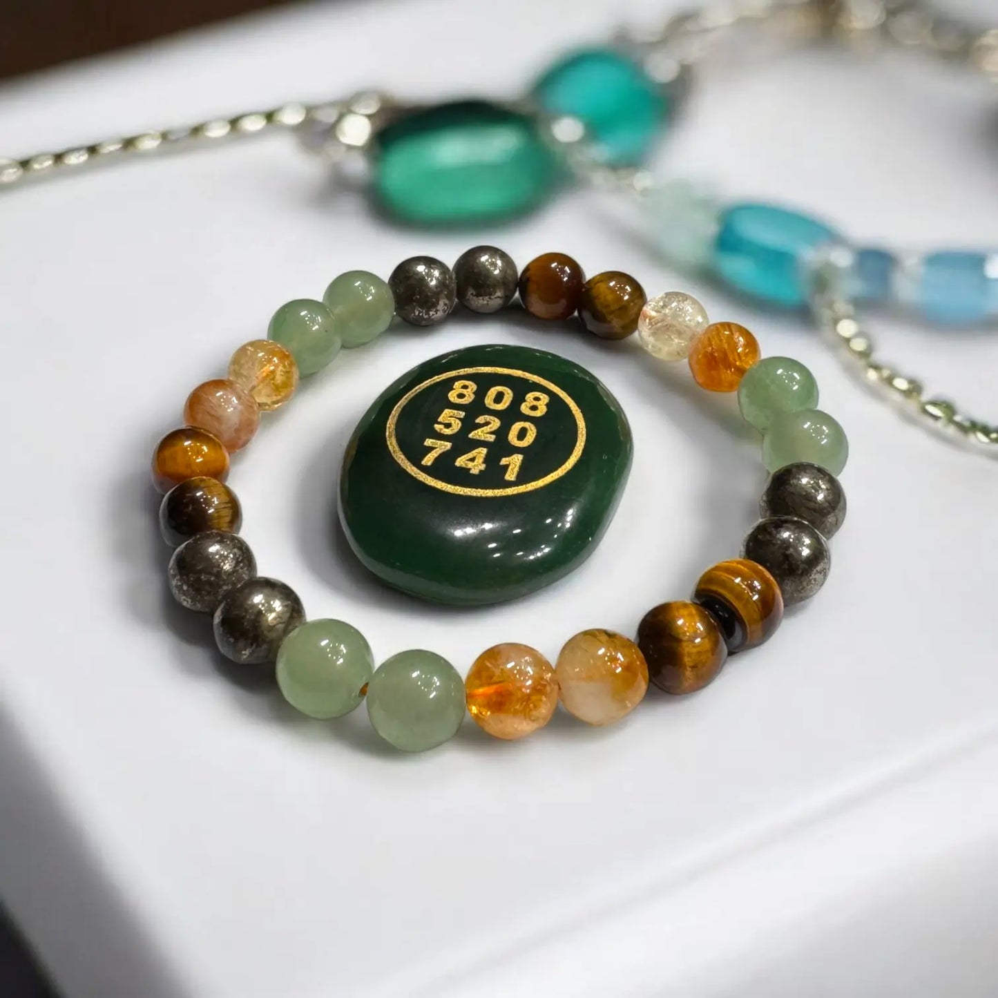 Money Magnet Bracelet – Ultimate Money & Success Combo with FREE Jade Zibu Coin